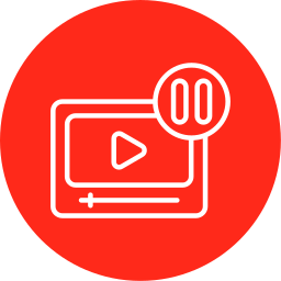Pause video icon