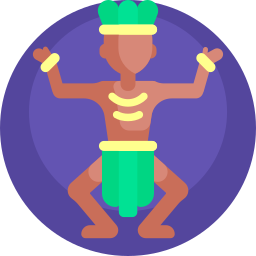 Tribal dance icon