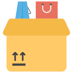 pudełko dostawcze ikona