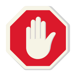 Stop sign icon