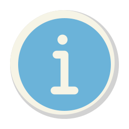 Information sign icon