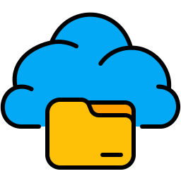 dossier cloud Icône