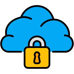 Cloud lock icon