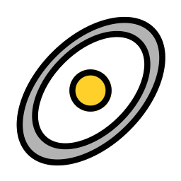 fascia di asteroidi icona