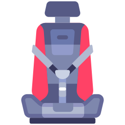asiento de coche icono