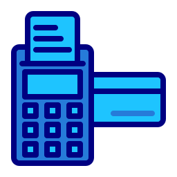 Credit card machine icon