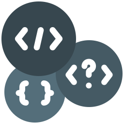 Coding language icon