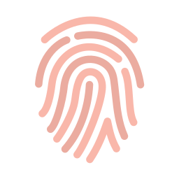 biometrische identificatie icoon