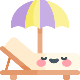 cama solar icono