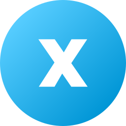 Letter x icon