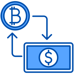 Money exchange icon