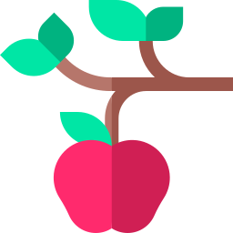 árbol de manzana icono