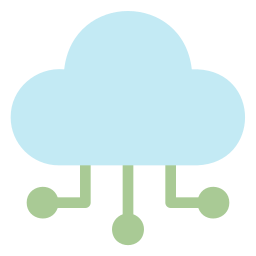 Cloud computing icon