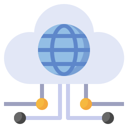 base de datos en la nube icono