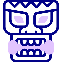 máscara tiki icono