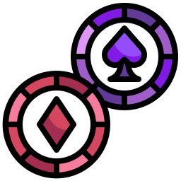 Chip poker icon