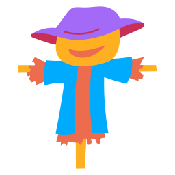 espantapájaros sticker