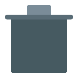 Trash bin icon