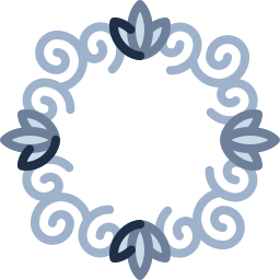 Floral design icon