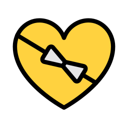 Heart box icon