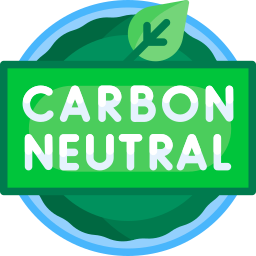 neutralny pod względem emisji dwutlenku węgla ikona
