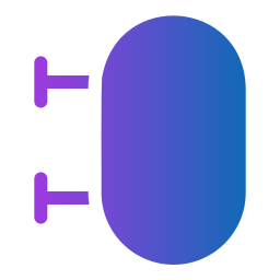 forma oval Ícone