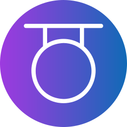 forma redonda icono