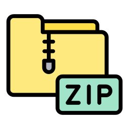 folder zip ikona