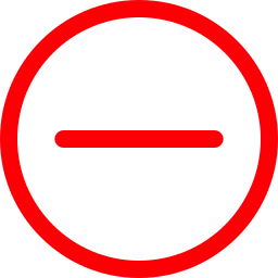 minuszeichen icon