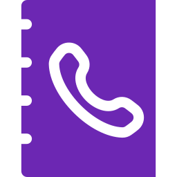 Phone book icon