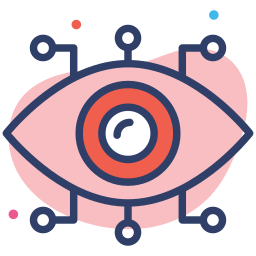 Cyber eye icon