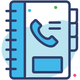 Phone book icon