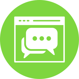 Web chat icon