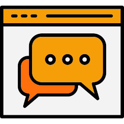 Web chat icon