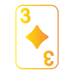 Three of diamonds icon