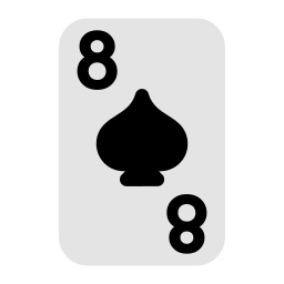 Eight of spades icon