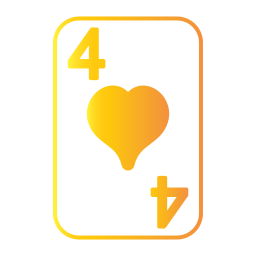 vier van harten icoon