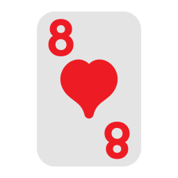 Eight of hearts icon