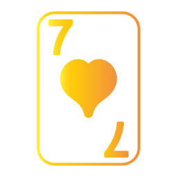 zeven van harten icoon