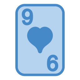 Nine of hearts icon