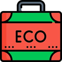 Eco bag icon