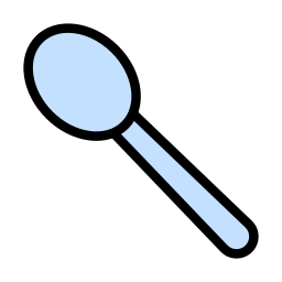 Baby spoon icon