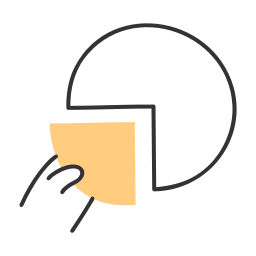 diagramme circulaire Icône