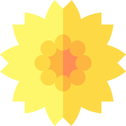 Golden marguerite icon
