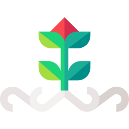 Floral design icon