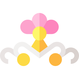 Floral design icon