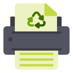 recyclage du papier Icône