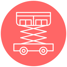 Scissor lift icon