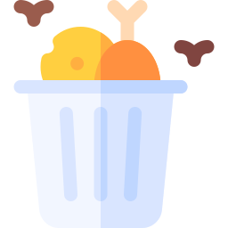 voedsel verspilling icoon