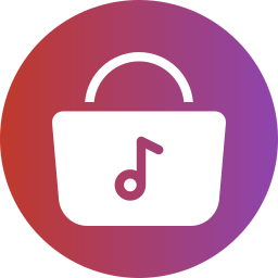 Music shop icon